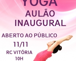 Aula inaugural Yoga