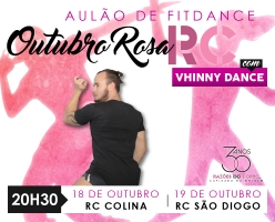 Aulo de FitDance Outubro Rosa - RC Colina e RC So Diogo