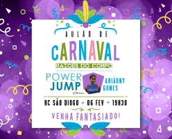Aulo de Carnaval - PowerJump com Ariadny Gomes