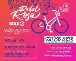 Pedal Rosa - Razes do Corpo & Bike7
